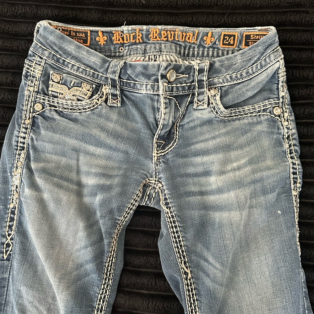 Rock Revival Sherry Straight Leg jeans size 24